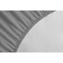 Lovely Home Drap-housse 100% Coton 140x190cm Gris Clair Hauteur Bonnet 35cm 54 Fils