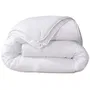 Blanreve Couette 4 saisons en microfibre de polyester, 140 x 200 cm, Blanc, Ensemble 2 couettes (200 g/m² + 300 g/m²)