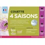 Blanreve Couette 4 saisons en microfibre de polyester, 140 x 200 cm, Blanc, Ensemble 2 couettes (200 g/m² + 300 g/m²)
