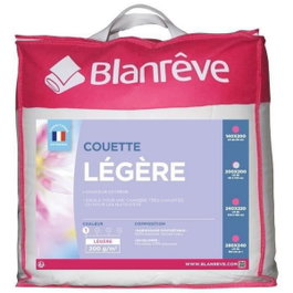 Blanreve Couette Légère Microfibre - 200 x 200 cm - Blanc