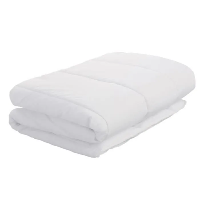 Blanreve Couette légère en microfibre 240 x 260 cm - Blanc - Microfibre polyester 200g/m² - Lavable machine