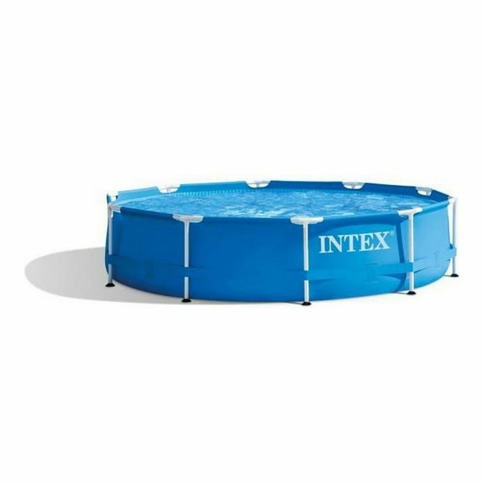 Intex Piscine ronde Metal Frame 305 x 76 cm, Bleu, 4485 L