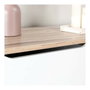 Commode VANKKA 3 Tiroirs - Chêne et Blanc