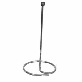 BigBuy Sommelier Égouttoir pour carafe à décanter en chrome et bois naturel