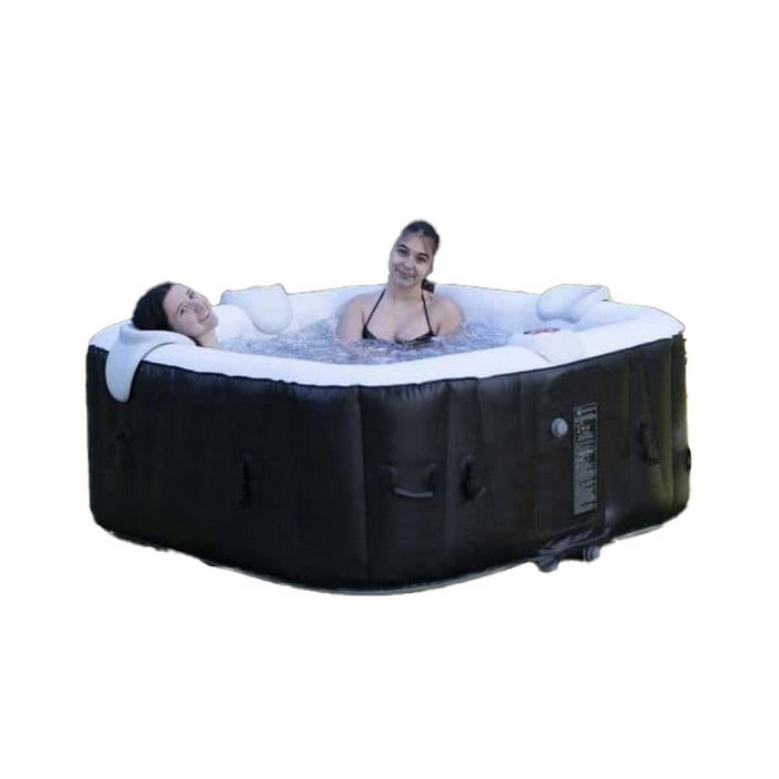 Sunspa Spa gonflable carré 6 places avec bandeau LED