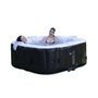 Sunspa Spa gonflable carré 6 places avec bandeau LED