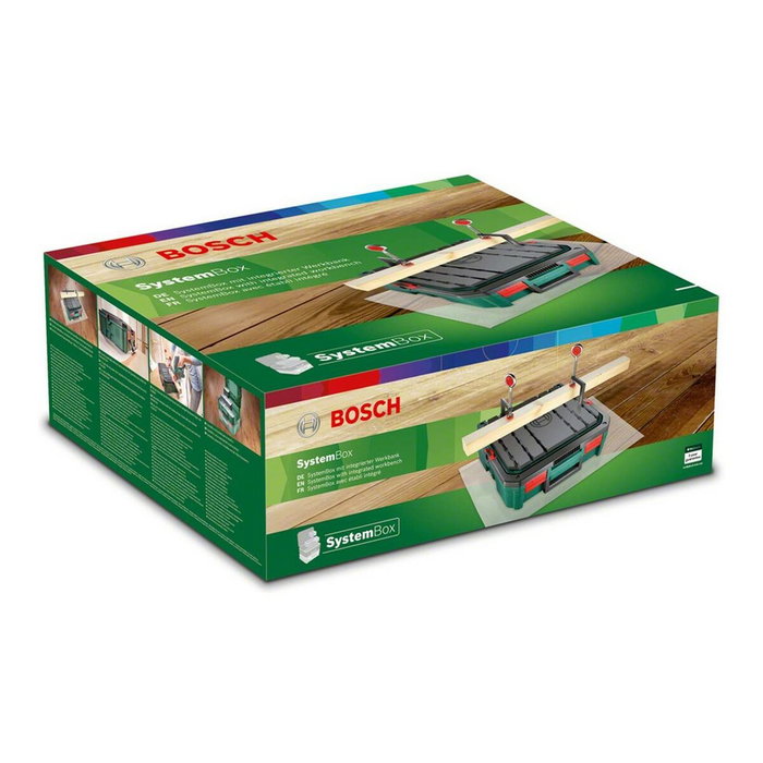 Bosch Établi de sciage avec boîte de rangement SystemBox