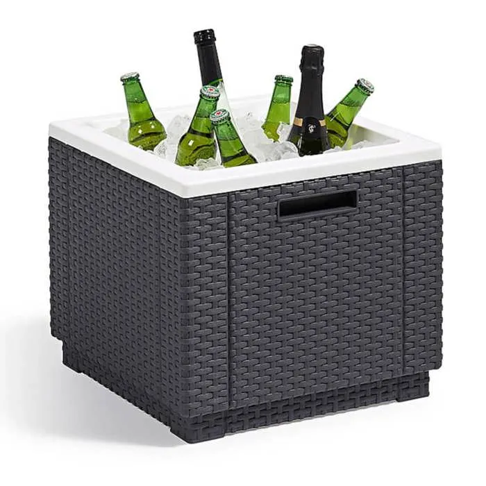 Glacière à glaçons Ice Cube Graphite 405981 Keter - Pratique et originale