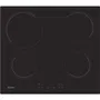 Candy Plaque de cuisson vitrocéramique CH64CCB - 4 foyers (6500W) - 56 x 49 cm - Sécurité enfants et anti-débordement