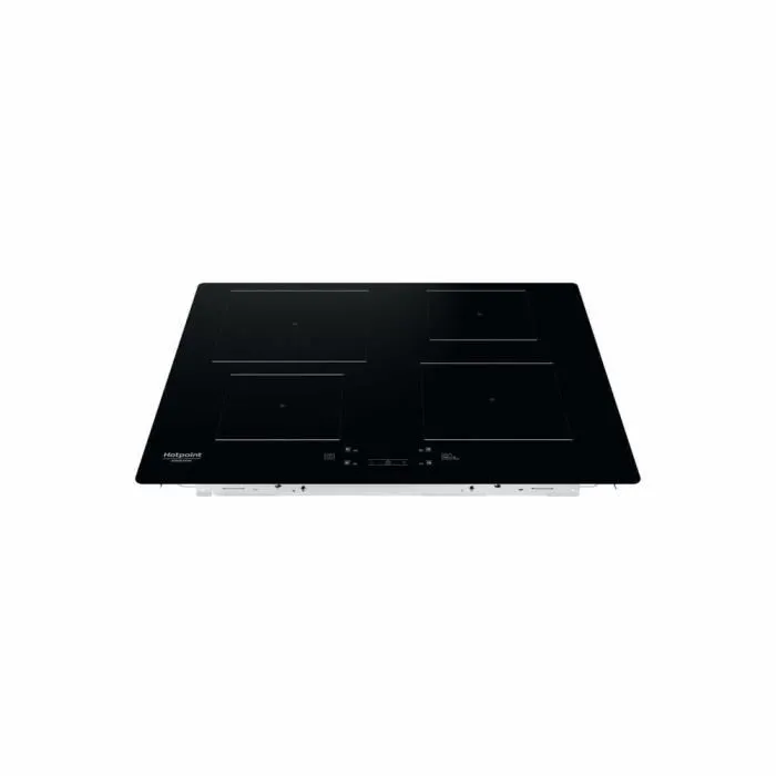 Hotpoint HQ5660SNE - Table de cuisson à induction 4 foyers 7200 W - Noir - 60 cm avec booster et minuteur