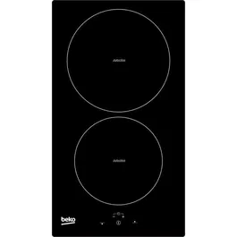 BEKO HDMI32400DT Plaque de cuisson induction domino 2 feux, 30 cm, commandes sensitives, 9 niveaux de puissance, timer, booster
