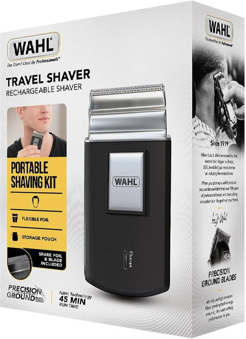 Wahl Travel Shaver 03615-1016 Noir et Argent