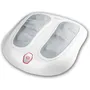 Medisana FM 883 Appareil de massage shiatsu des pieds blanc avec fonction chaleur et lumière rouge, 6 x 3 têtes de massage rotatives, 2 intensités
