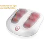 Medisana FM 883 Appareil de massage shiatsu des pieds blanc avec fonction chaleur et lumière rouge, 6 x 3 têtes de massage rotatives, 2 intensités