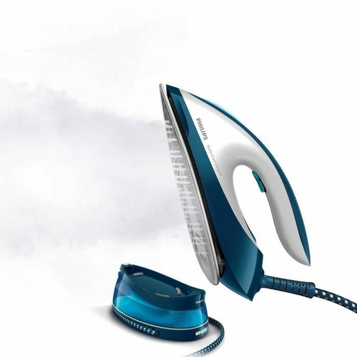 Philips Centrale Vapeur PerfectCare Compact GC7840/20 Bleu/Blanc Philips Centrale Vapeur PerfectCare Compact GC7840/20 Bleu/Blanc