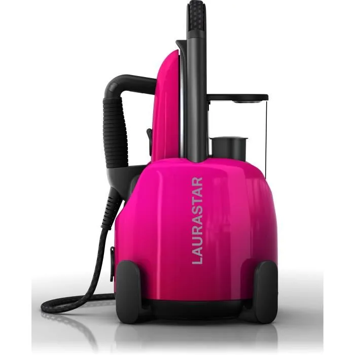 Laurastar LIFT Plus Centrale Vapeur 3 en 1 Pinky Pop - 2200W, Semelle Active 3D, Pression 3.5 bars, Réservoir 1.1L, Vapeur Hygiénique