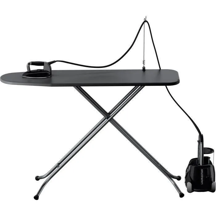 Laurastar Centrale Vapeur Nomade 3 en 1 Lift Plus Ultimate Black - Semelle 3D, Débit Vapeur 150 g/min, Repassage, Défroissage et Hygiénisation Facile