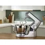 Kenwood Robot Pâtissier Chef Titanium KVC85.124.SI - 2 bols inox 3,5L et 5L avec balance intégrée 6kg et blender 1,8L - Mouvement planétaire