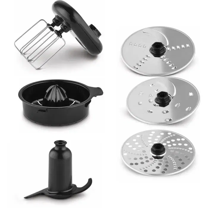 Kenwood FDM301SS MultiPro Compact Robot multifonction inox 800W - Blender 1.5L, presse-agrumes, bol 2.1L, 3 disques, fouet, pétrisseur, spatule Kenwood FDM301SS MultiPro Compact Robot multifonction inox 800W - Blender 1.5L, presse-agrumes, bol 2.1L, 3 disques, fouet, pétrisseur, spatule