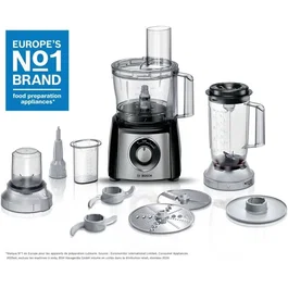 Bosch MultiTalent 3 MCM3501M Noir et Inox brossé