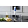 Braun Mixeur Plongeant MQ3045WH avec 2 Hachoirs - Blanc et Bleu