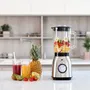 Continental Edison CEBL1000IN Blender mixeur 1000W - Bol en verre gradué 1.5L, 4 lames inox, variateur de vitesse, fonction pulse