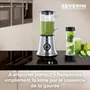 Severin SM3737 Blender 2 en 1 Multifonction - Mixeur et Blender à Smoothie 500W - Bol en Verre 1 L avec Bouteille 600 ml Inclus