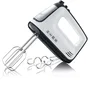 SEVERIN HM3830 Batteur Électrique - 5 Vitesses + Turbo, 1600 Tours/min, 2 Fouets et Crochets Inox
