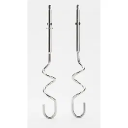 Kenwood HMP30.A0SI Batteur à main 450W, 5 vitesses + Turbo, avec 2 fouets et 2 pétrins en acier inoxydable, corps argenté