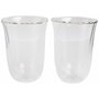 DeLonghi Lot de 2 tasses Latte Macchiato à double paroi