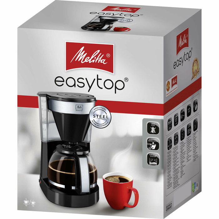 Melitta Easy Top II 1023-04, Cafetière filtre Noir