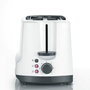 Severin AT 2234 Grille-pain 2 fentes longues, 1400 W, Blanc/gris
