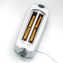 Severin AT 2234 Grille-pain 2 fentes longues, 1400 W, Blanc/gris