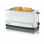Severin AT 2234 Grille-pain 2 fentes longues, 1400 W, Blanc/gris