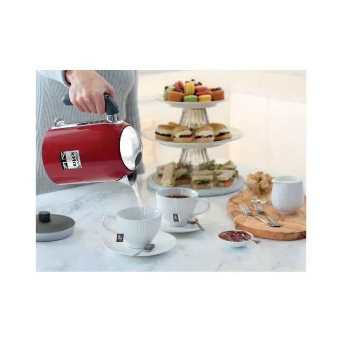 Kenwood Bouilloire électrique kMix 1 L 2200 W Rouge ZJX650RD - Base 360°, Filtre amovible, Arrêt auto