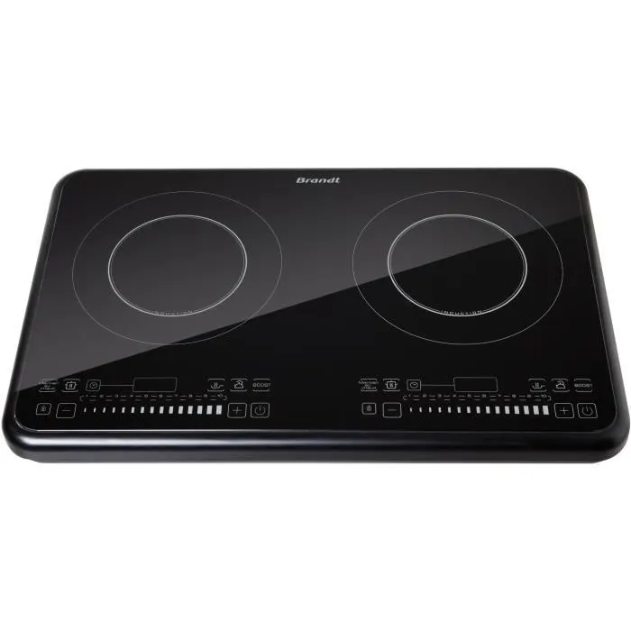 Brandt Plaque de cuisson induction 2 foyers TI2FSOFT Noir Vitrocéramique Indépendante Brandt Plaque de cuisson induction 2 foyers TI2FSOFT Noir Vitrocéramique Indépendante