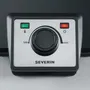 Severin WA2106 Gaufrier Électrique Plaques en Forme de Cœur 1200W, Revêtement Antiadhésif, Thermostat Réglable, Jusqu'à 10 Gaufrettes