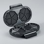 Severin WA2106 Gaufrier Double Professionnel 1200 W Noir pour Gaufres Épaisses