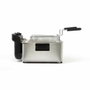 Livoo DOC217 Friteuse Double 2 cuves Inox Noir et Gris