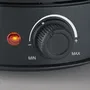 Severin FO2473 Fondue Électrique 1.4L, 1500W, Thermostat Réglable, Pour 8 Personnes, Caquelon Inox Amovible Lavable au Lave-Vaisselle