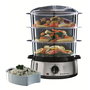 Russell Hobbs 19270-56 Cuiseur Vapeur avec 3 Paniers Superposables, Timer 60 Min, Saine Cuisson pour Riz, Légumes et Poisson