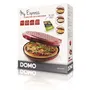 Domo Four à Pizza My Express - Four électrique de comptoir 1450 W avec Minuterie et Température Variable - Rouge