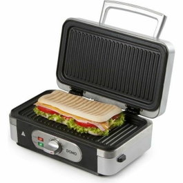Domo DO9136C Gaufrier multifonction Inox avec 3 jeux de plaques