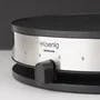 HKoenig KREP29 Crêpière électrique 33 cm, revêtement anti-adhésif, thermostat 230°C, 1300W, bandeau inox, pour crêpes salées ou sucrées