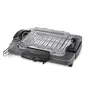 Delonghi BQ60.X - Barbecue électrique portable 1900 W - Double grille réglable et plateau aluminium amovible - Pour intérieur et extérieur