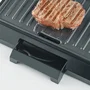 Severin KG2394 - Grill électrique 800W, Plaques antiadhésives, Surface cuisson 23 x 14.5 cm, pour viandes, paninis, légumes, Design compact