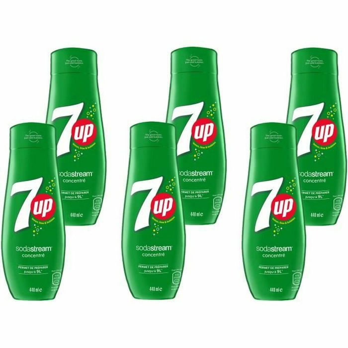Sodastream Lot de 6 concentrés 7UP 440ml