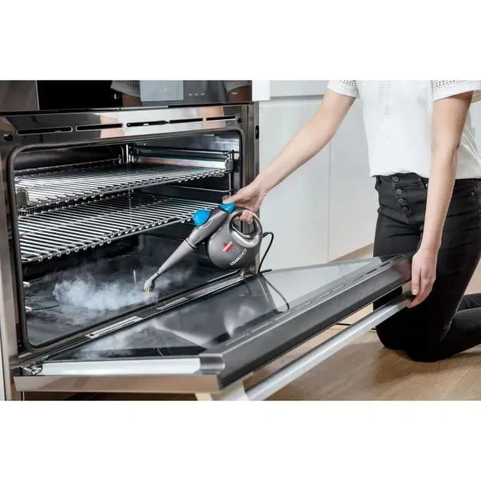 BISSELL SteamShot 2635J Nettoyeur Vapeur à Main 4,5 Bars avec 7 Accessoires - Puissant et Rapide, Tue les Bactéries et Nettoyage sans Produits Chimiques
