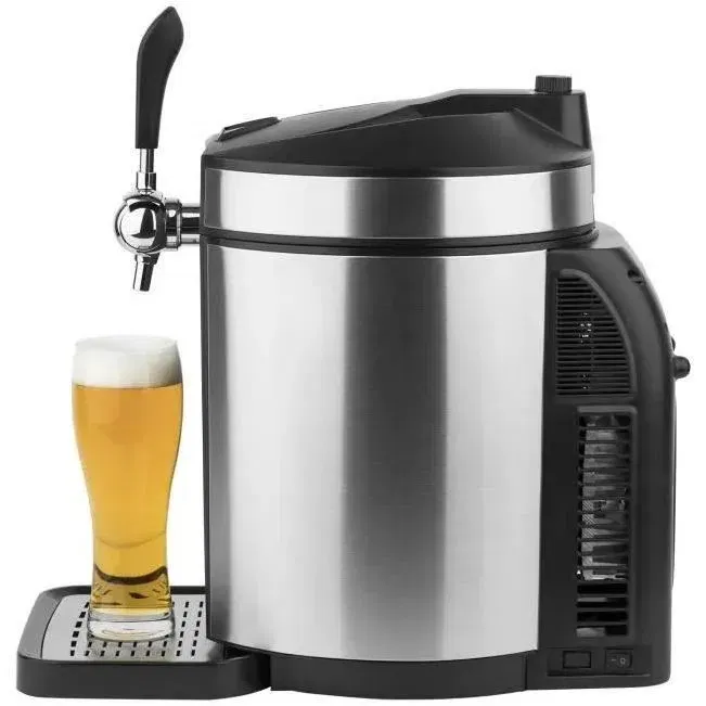 Hkoenig BW1880 Tireuse à bière 5L, Température réglable 2°C à 12°C, Compatible tous fûts, Inox, Refroidissement intégré Hkoenig BW1880 Tireuse à bière 5L, Température réglable 2°C à 12°C, Compatible tous fûts, Inox, Refroidissement intégré