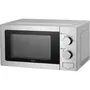 Oceanic MO20S - Micro-ondes Monofonction 700W, Capacité 20L, Argent, Dimensions L45 x H24 x P32.1 cm